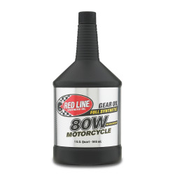Huile de Boîte Moto Red Line 80W Motorcycle Gear Oil with shockproof
