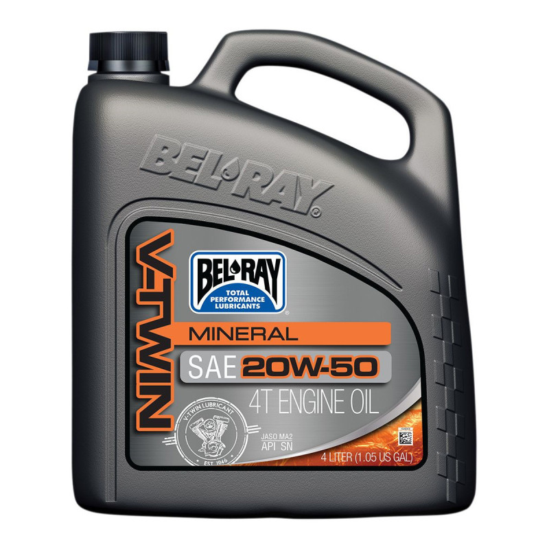 Huile Moteur Bel-Ray V-Twin Mineral 20W50