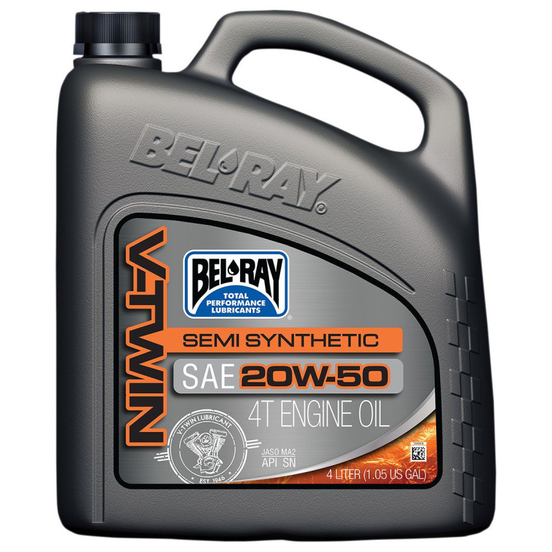Huile Moteur Bel-Ray V-Twin Semi-synthetic 20W50