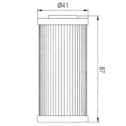 Filtre à Huile Hiflofiltro HF 611
