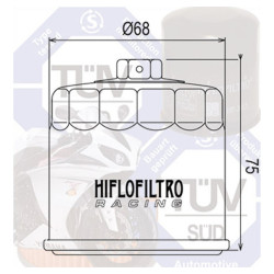 Filtre à Huile Hiflofiltro HF 138RC