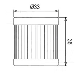 Filtre à Huile Hiflofiltro HF 151