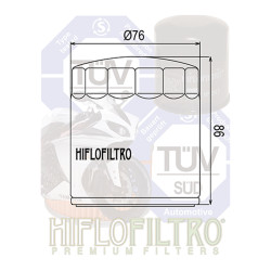 Filtre à Huile Hiflofiltro HF 174B