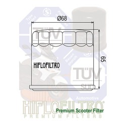 Filtre à Huile Hiflofiltro HF 975