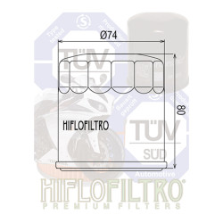 Filtre à Huile Hiflofiltro HF 740