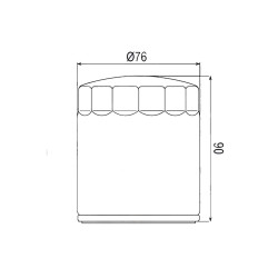 Filtre à Huile Hiflofiltro HF 551