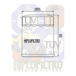 Filtre à Huile Hiflofiltro HF 196